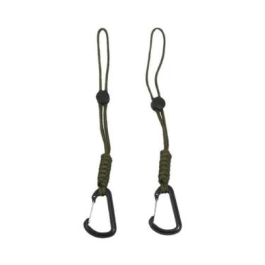 Imagem de Corda De Segurança Anti-Queda Com Gancho Carabiner Para Escalada E Tra