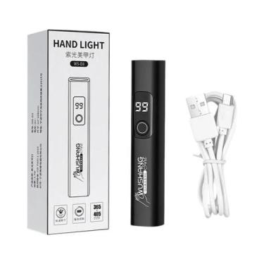 Imagem de Lâmpada UV LED Portátil Mini Para Unhas, Secador De Gel USB Para Uso D