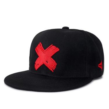 Imagem de Boné de beisebol Hat X Anime Snapback Cap Hip Hop Flat Ajustável - Yiw
