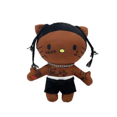 Imagem de Boneca de pelúcia Travis Scotts Anime 24 cm Brinquedo de pelúcia 133g 