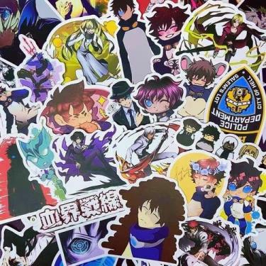 Imagem de Adesivos Kekkais Sensens em vinil impermeável Anime 50 unidades/lote -