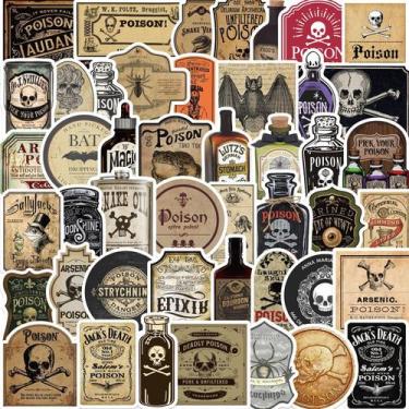 Imagem de Adesivos Horror Potion em vinil impermeável 50 unidades/lote - yiweisa