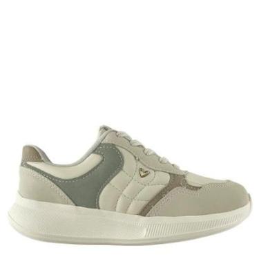 Imagem de Tênis Casual Feminino Mississipi com Detalhe Coração MF602-Feminino