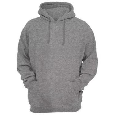 Imagem de Moletom Moleton blusa de frio Canguru Plus Size Agasalho-Masculino