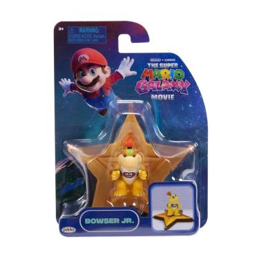 Imagem de Boneco Mini Figura Bowser Jr. 4cm Filme Super Mario Galaxy - Sunny