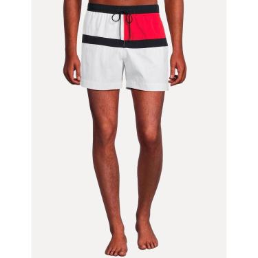 Imagem de Short Tommy Hilfiger Long Drawstring Colourblock Sash Branco-Masculino