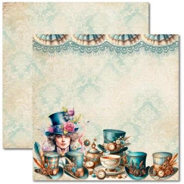 Imagem de Papel para Scrapbook Arte Fácil Alice 7 - SC-954