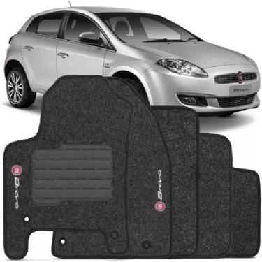 Imagem de Tapete Automotivo Carpete Com A Base Em Pvc Fiat Bravo