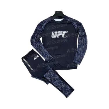Imagem de Conjunto De Treino UFC Masculino 2025: Camisa De Manga Longa E Calça R