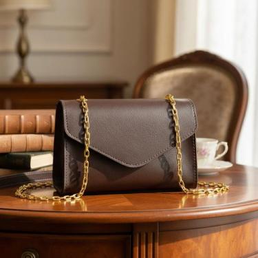 Imagem de Bolsa Pequena Transversal Com Alça De Corrente Dourada - JS Bolsas, Ma