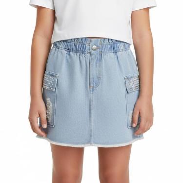 Imagem de Saia Juvenil Look Jeans Cargo Jeans - 10 - UNICA-Feminino