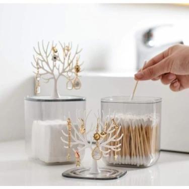 Imagem de Porta Joias Árvore Expositor Brincos Colares Correntes Organizador Bij