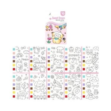 Imagem de Livro De Pintura Em Aquarela Com Caneta, Conjunto De Papel Para Desenh