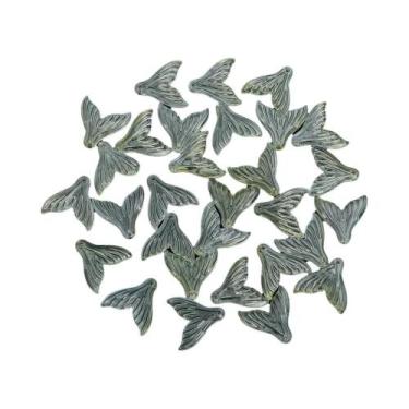 Imagem de Contas De Vidro Lampwork Em Formato De Cauda De Sereia Coloridas, 30 P