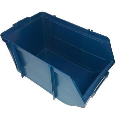 Imagem de Gaveta Organizadora Empilhável De Plástico Azul - G6a36 - 3s Sabonaro 