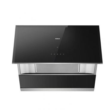 Imagem de Coifa de embutir ou parede 76cm Robam preta aço inox vidro temperado motor brushless 10...