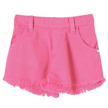 Imagem de Shorts Bebê Look Jeans Sarja Collor - PINK - GG-Feminino