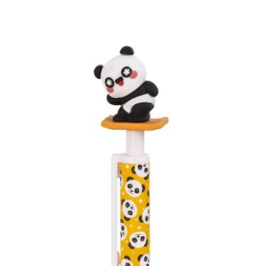 Imagem de Lapiseira BRW Plástica Divertida Panda Colors 0.7mm  Design Fofo e Esc
