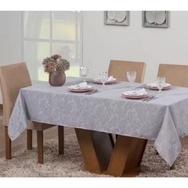 Imagem de Toalha de Mesa Jacquard 4, 6, 8 Lugares Luxo Decoração Várias Cores - 