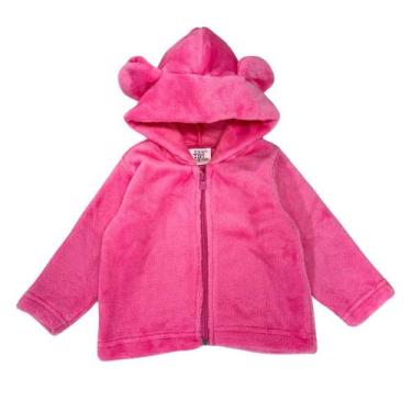 Imagem de Casaco Jaqueta Fleece Pelucia Infantil Inverno Roupa De Frio - Fofotin