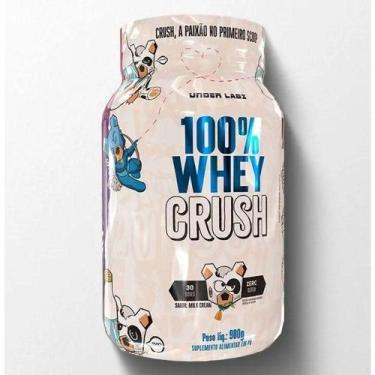 Imagem de 100% Whey Crush 900g Whey Protein Com Vitaminas E Coq10 Milk Cream - U