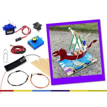 Imagem de Barco Viking - Kit de Robótica Educacional para Parque de Diversões Su