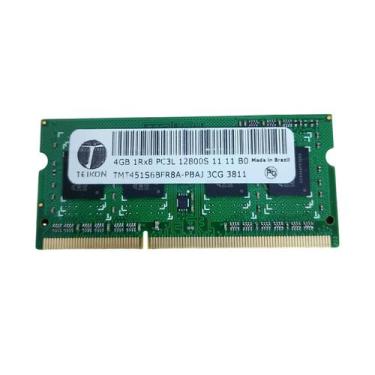 Imagem de Memória Ram 4gb Ddr3 Pc3l 1600mhz Teikon Notebook/mini Pc