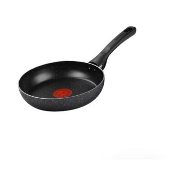 Imagem de Frigideira Antiaderente Rochedo de Alumínio Stone Pro Preto e Cinza 20