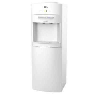 Imagem de Bebedouro de coluna compressor para garrafão de 10 ou 20L branco EBC05