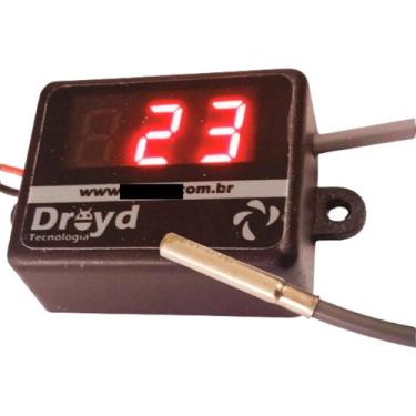 Imagem de Termômetro Automotivo Uso Geral 12V 120 graus - tectrony