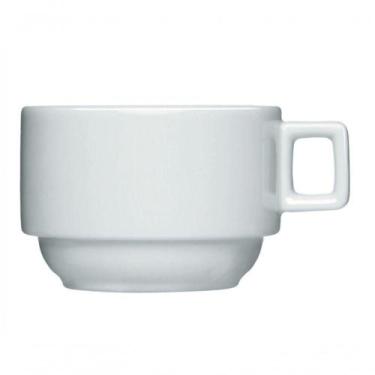 Imagem de Conjunto 10 Xicaras Cha Com Pires Porcelana Barhotel Germer - GERMER P