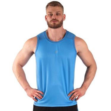 Imagem de Regata Runner Masculina Sprints 04506, Azul, G