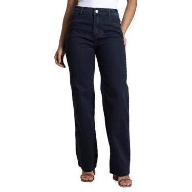 Imagem de Calça Jeans Sawary Reta - 282751 - preta 44, Preto, 44