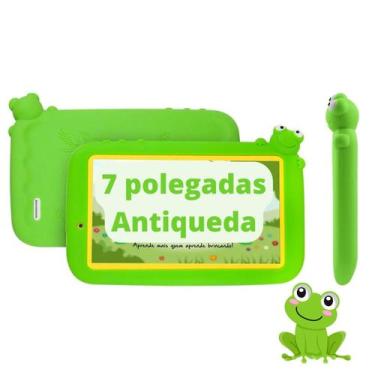 Imagem de Case Capinha Emborrachada Capa Sapinho infantil p/ Tablet 7 polegadas 