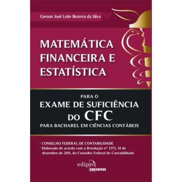 Imagem de Livro - Matemática financeira e estatística para o examer de suficiênc