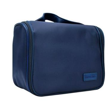 Imagem de Necessaire Masculina Grande Bolsa Organizadora Viagem Divisórias Alça 