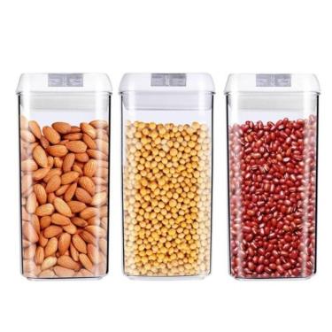 Imagem de Kit 3 Potes Herméticos Multiuso 1200ml
