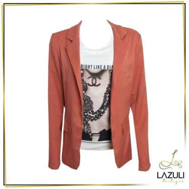 Imagem de Blazer Feminino Telha - N/A