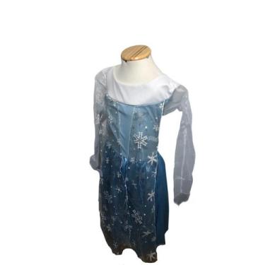 Imagem de Fantasia Da Elsa Frozen Infantil Feminina Carnaval - Festalinda, 12, A