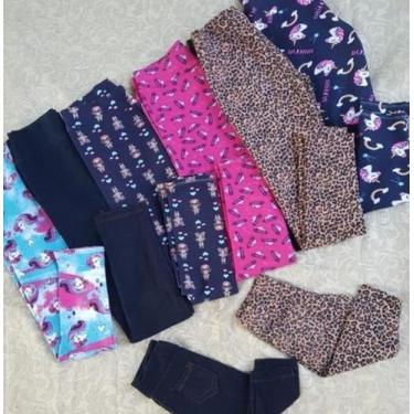 Imagem de Calça legging infantil feminina - MLT Confecções , Oncinha