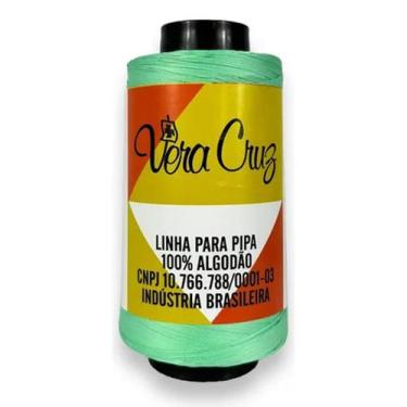 Imagem de Linha Vera Cruz 1500 Jardas Fio 4 Forte, Verde