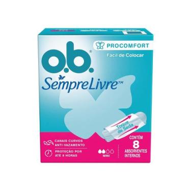 Imagem de Absorvente Interno Ob Sempre Livre Procomfort Mini c/8