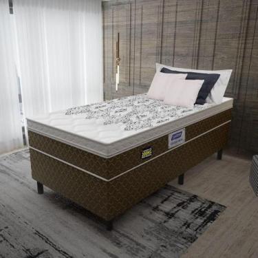 Imagem de Cama Box Conjugado Solteiro com Colchão (88x67x188) Stone Plus Gazin C
