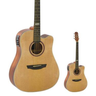 Imagem de Violão Folk Elétrico Strinberg Aço SD200C NS Natural Fosco