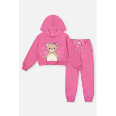 Imagem de Jaqueta Infantil Menina Em Pelo Rosa Mundo Cinti, Pink, 2