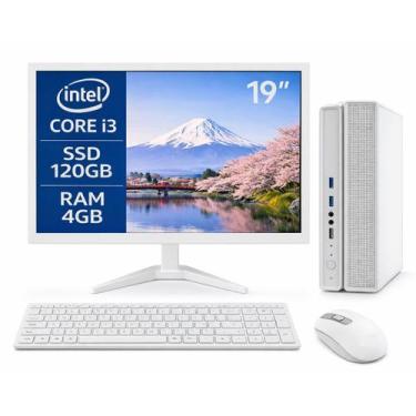 Imagem de Computador Completo Slim BR I3 6ª Gen 4GB SSD 120GB Win 11 - MultiPC