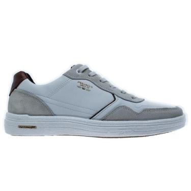 Imagem de Sapatênis Masculino Pegada 112003 Branco, 42, Branco