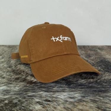 Imagem de Boné Country Texas Farm Original Dad Hat Aba Curva Marrom