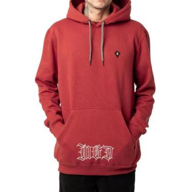 Imagem de Moletom MCD Canguru Santa MCD WT24 Masculino Vinho Dragon, M, Vermelho