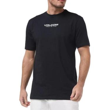 Imagem de Camiseta Volcom Silk New Euro Preto, P, Preto
